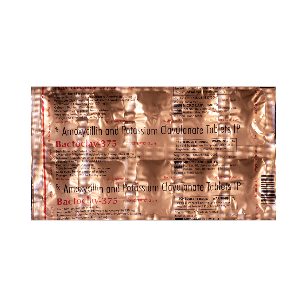 Bactoclav 375 Tablet - Image 4