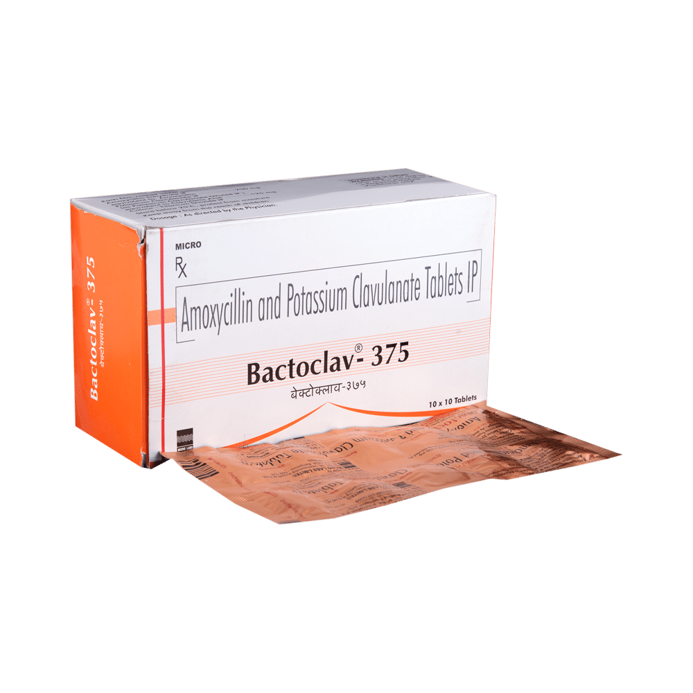 Bactoclav 375 Tablet - Image 1