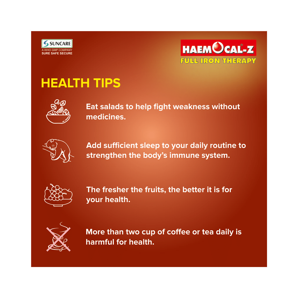 Haemocal-Z Syrup Mixed Fruit - Image 8
