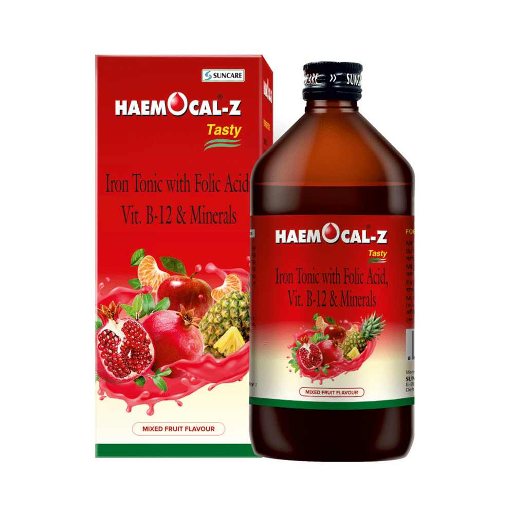 Haemocal-Z Syrup Mixed Fruit - Image 1