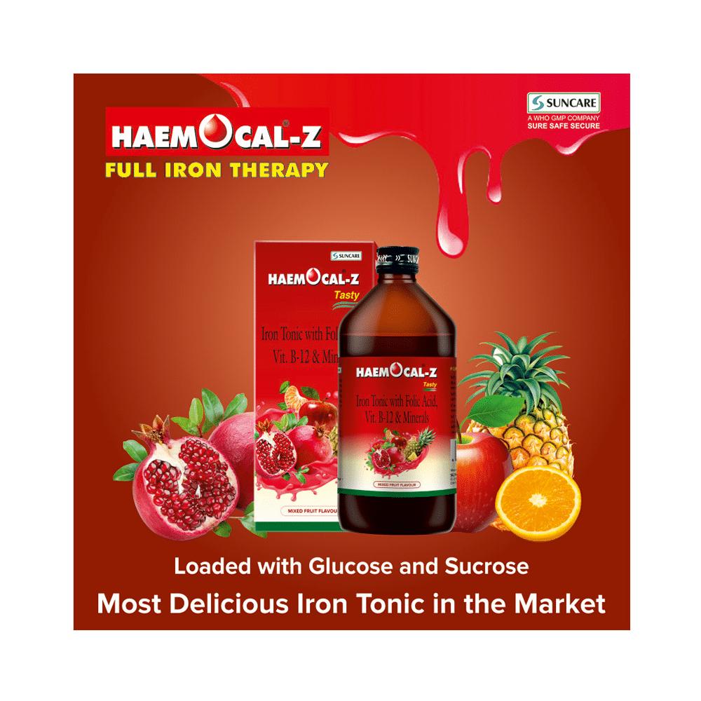 Haemocal-Z Syrup Mixed Fruit - Image 6