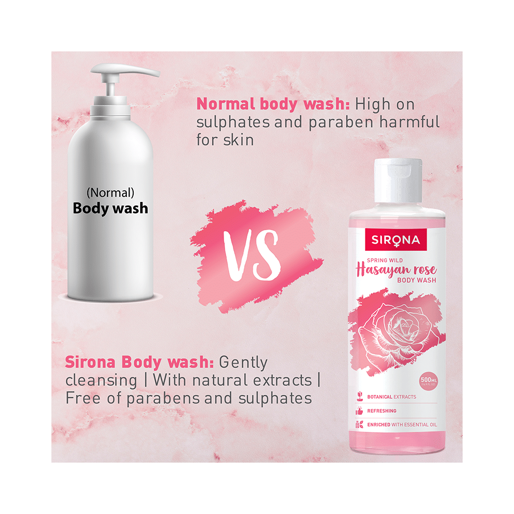 Sirona Hasayan Rose Body Wash - Image 7