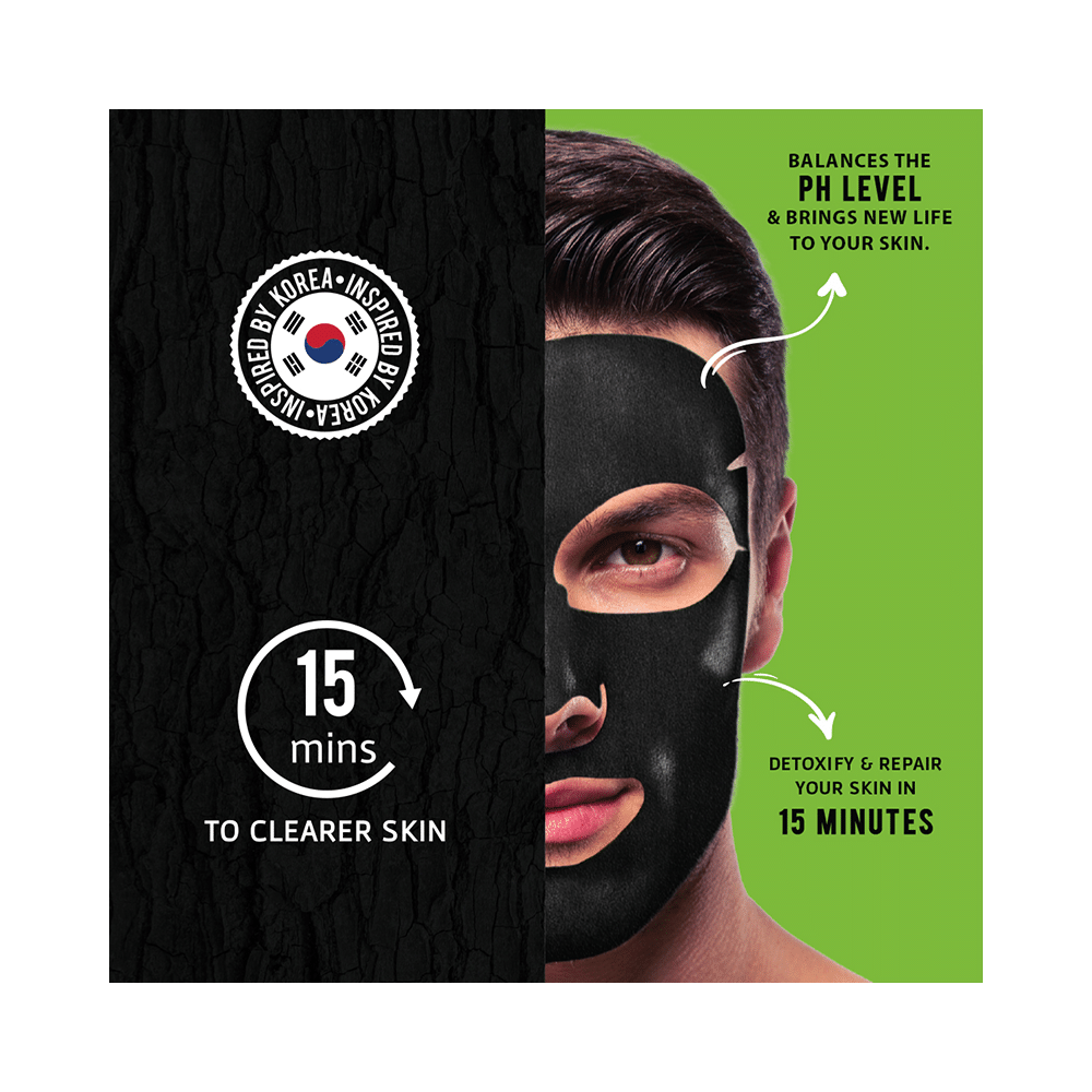 Bombay Shaving Company Charcoal Face Sheet Mask - Image 3