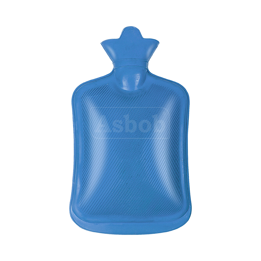 Asbob Healthcare Healthcare Hot Water Bottle, Hot Water Bag for Pain Relief and Cramps Blue - Image 1