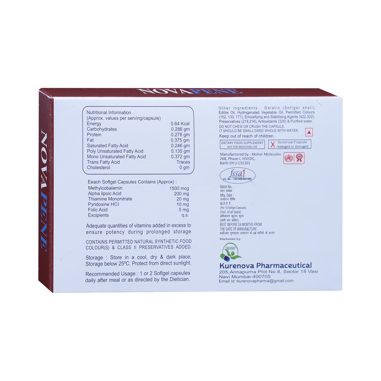 Novapene Softgel Capsule - Image 3