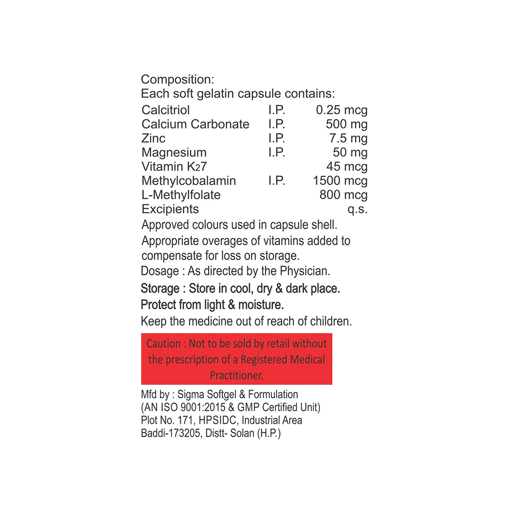 Stobo-Cal K27 Softgel Capsule - Image 2