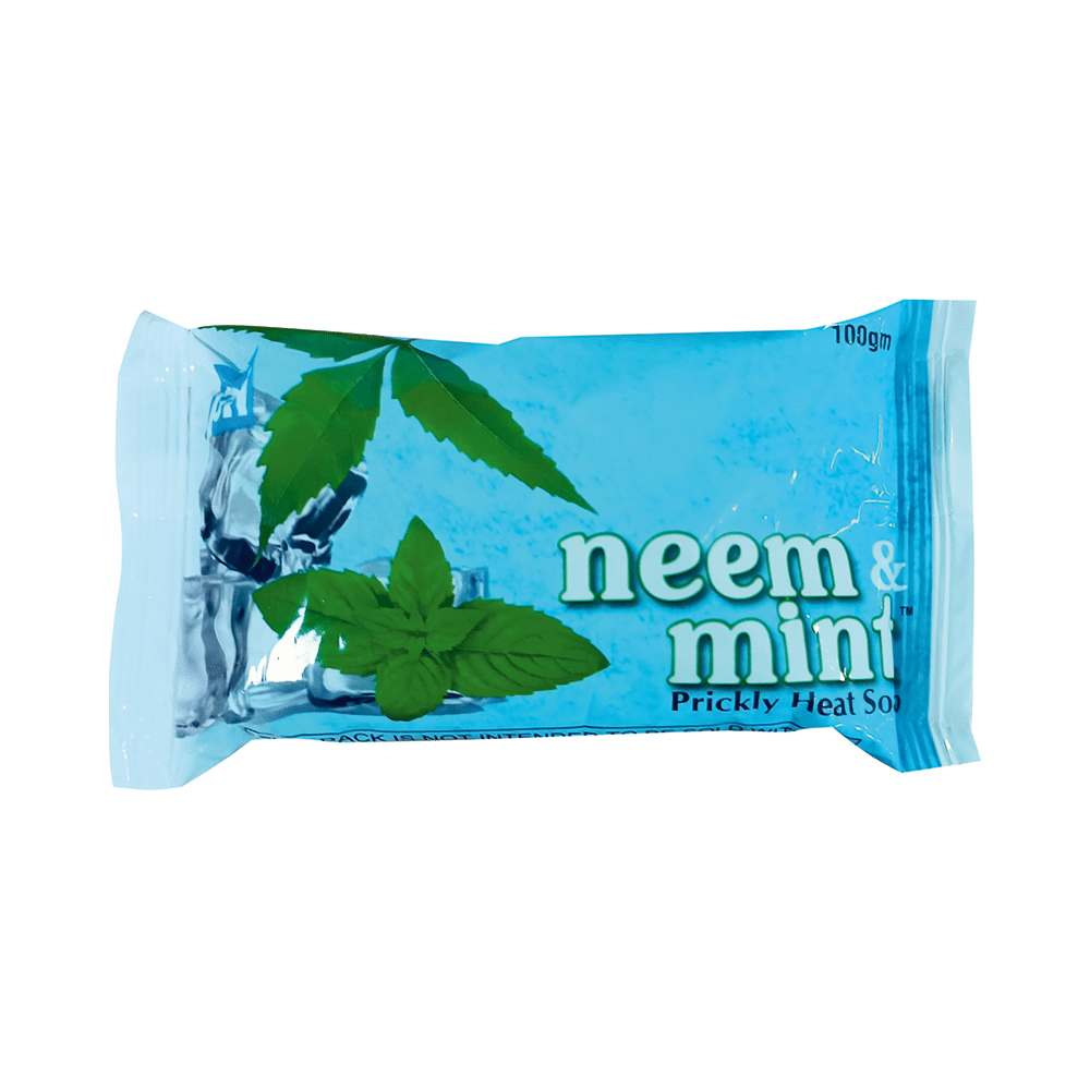 PIL Neem & Mint Prickly Heat Soap (100gm Each) - Image 3