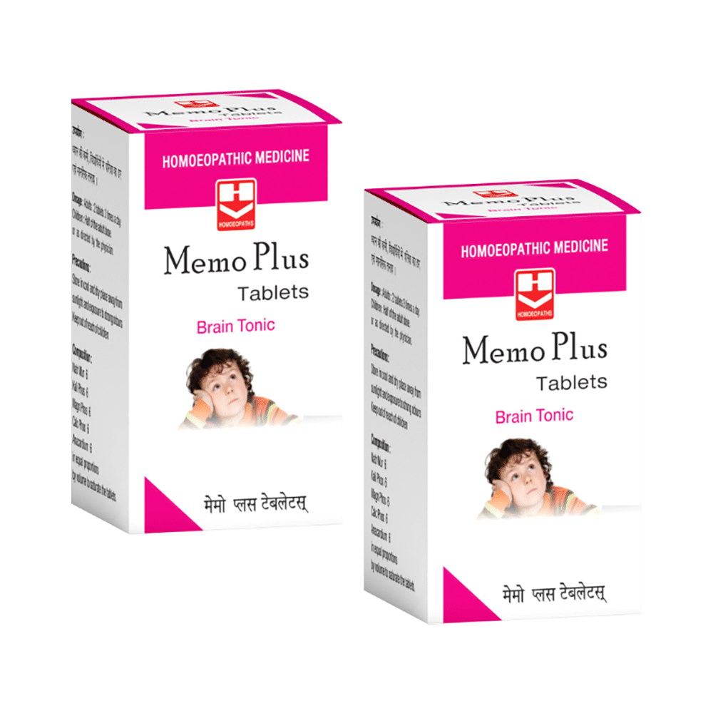Homeopaths Memo Plus Tablet (25gm Each) - Image 2