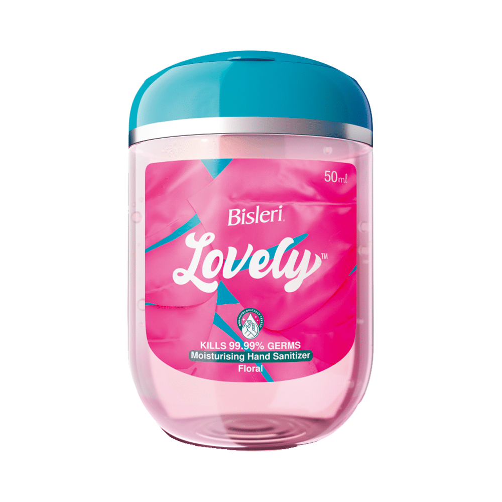 Bisleri Moisturising Hand Sanitizer Lovely - Image 1