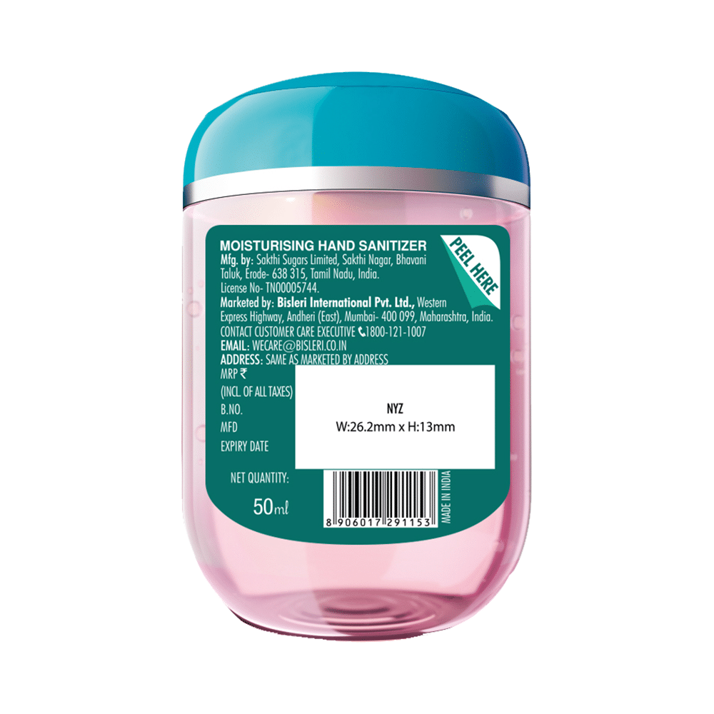 Bisleri Moisturising Hand Sanitizer Lovely - Image 3