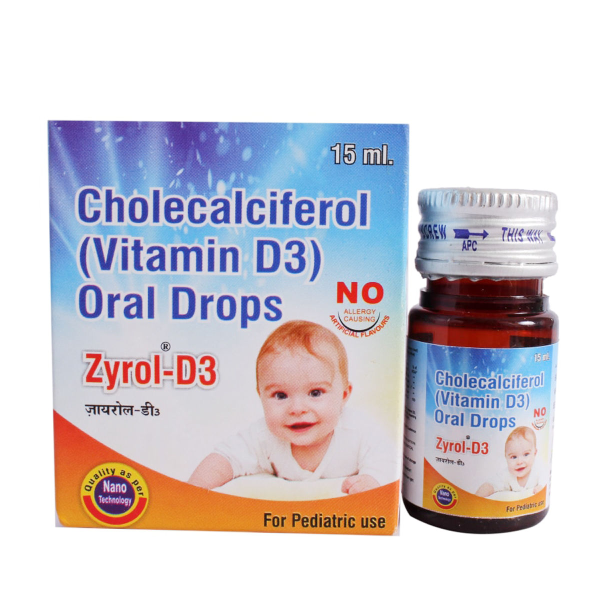 Zyrol-D3 800IU Oral Drops