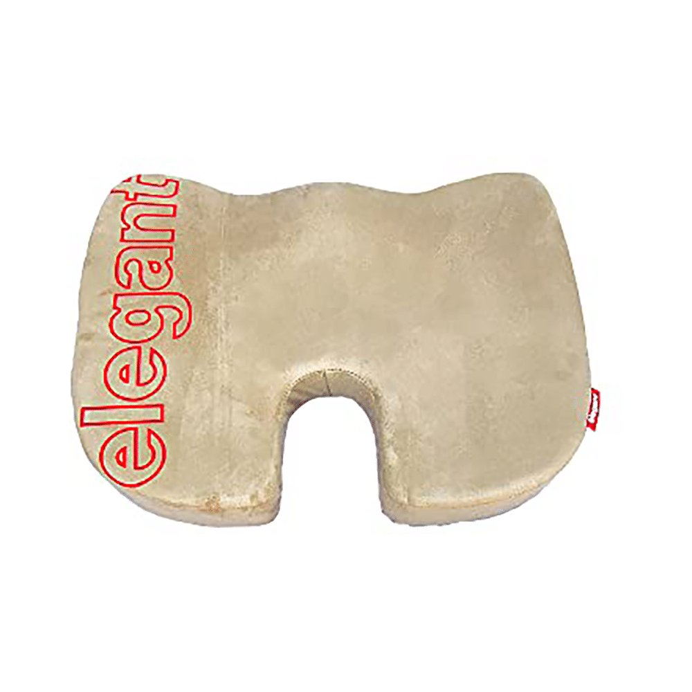 Elegant Active Memory Foam Coccyx Seat Cushion Beige