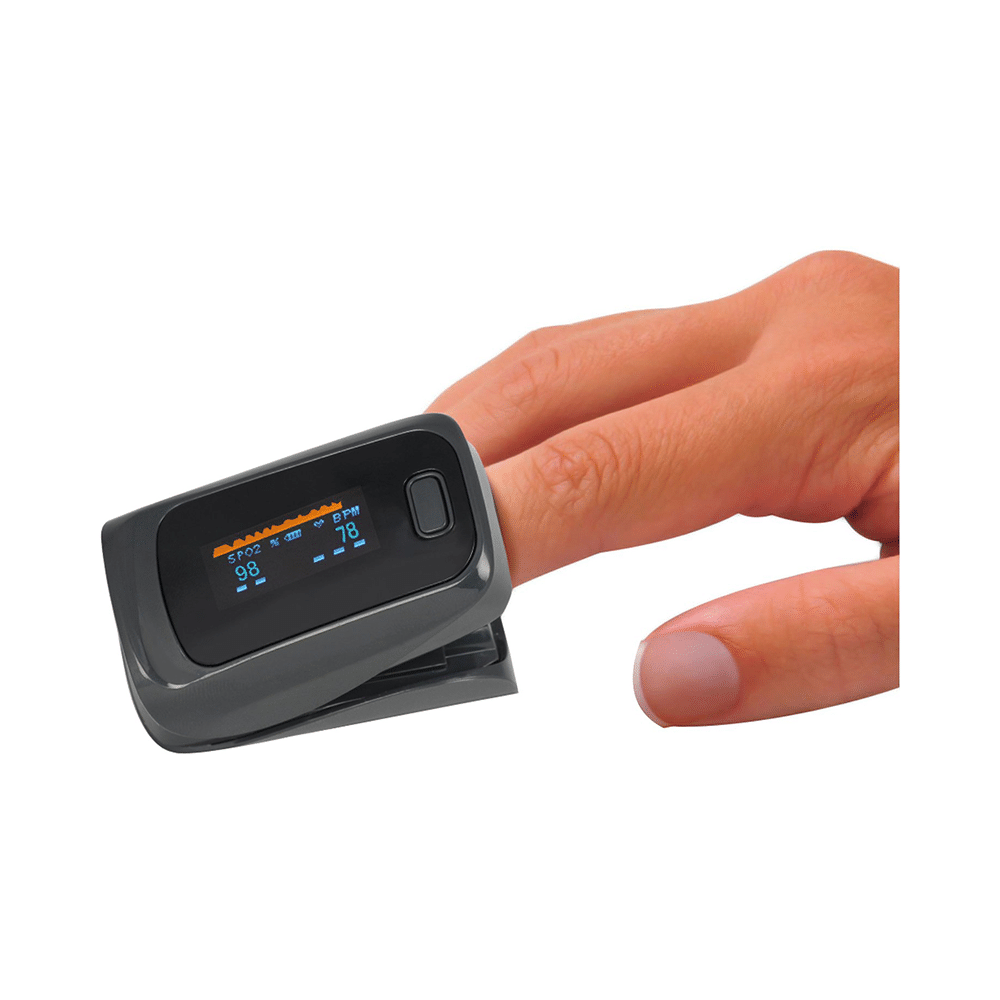 Niscomed Fingertip Pulse Oximeter Black - Image 1