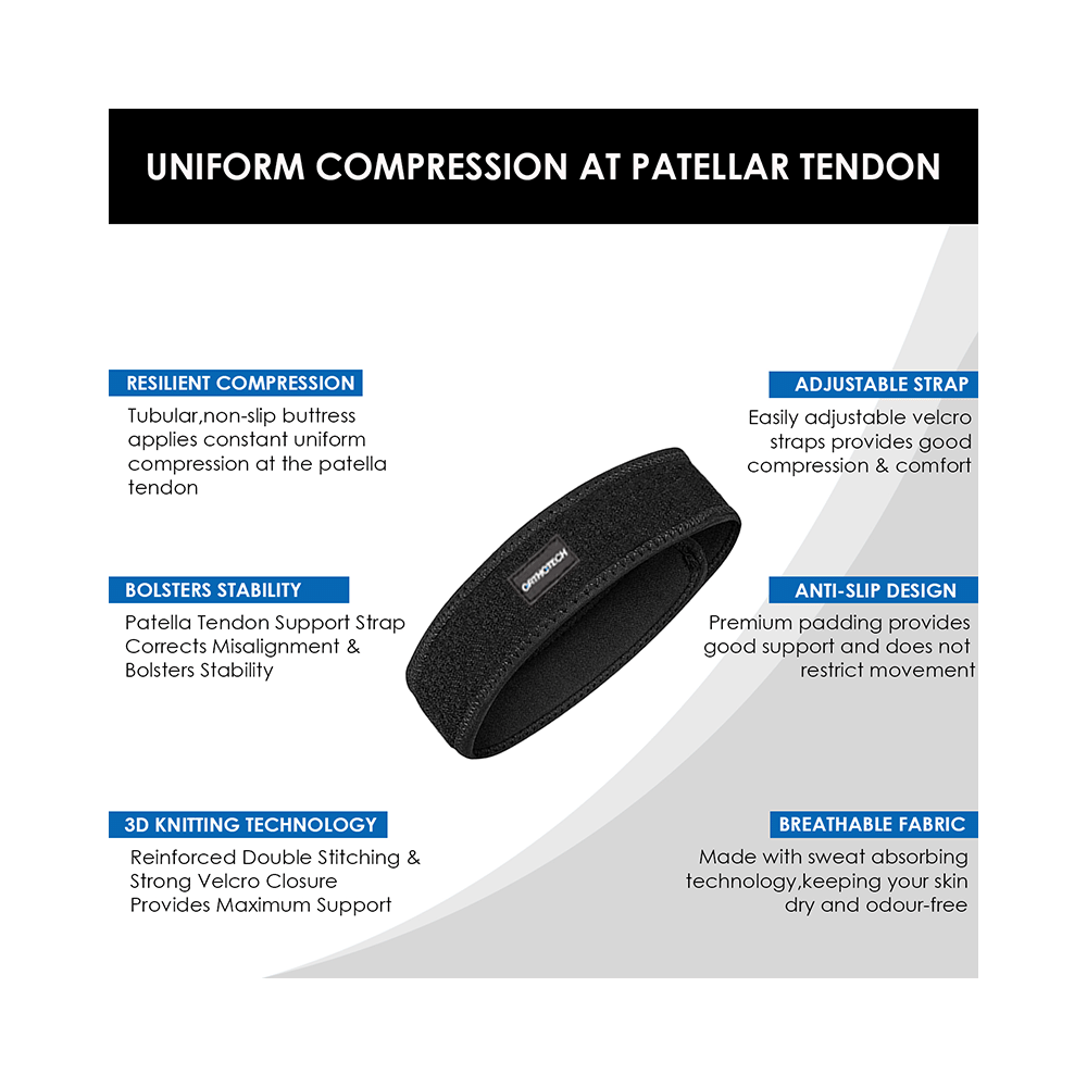 Orthotech OR-2311 Knee Strap Black - Image 6