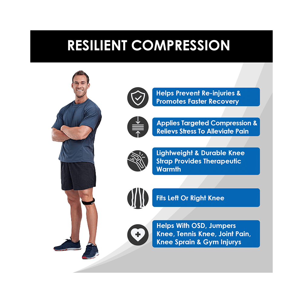 Orthotech OR-2311 Knee Strap Black - Image 3