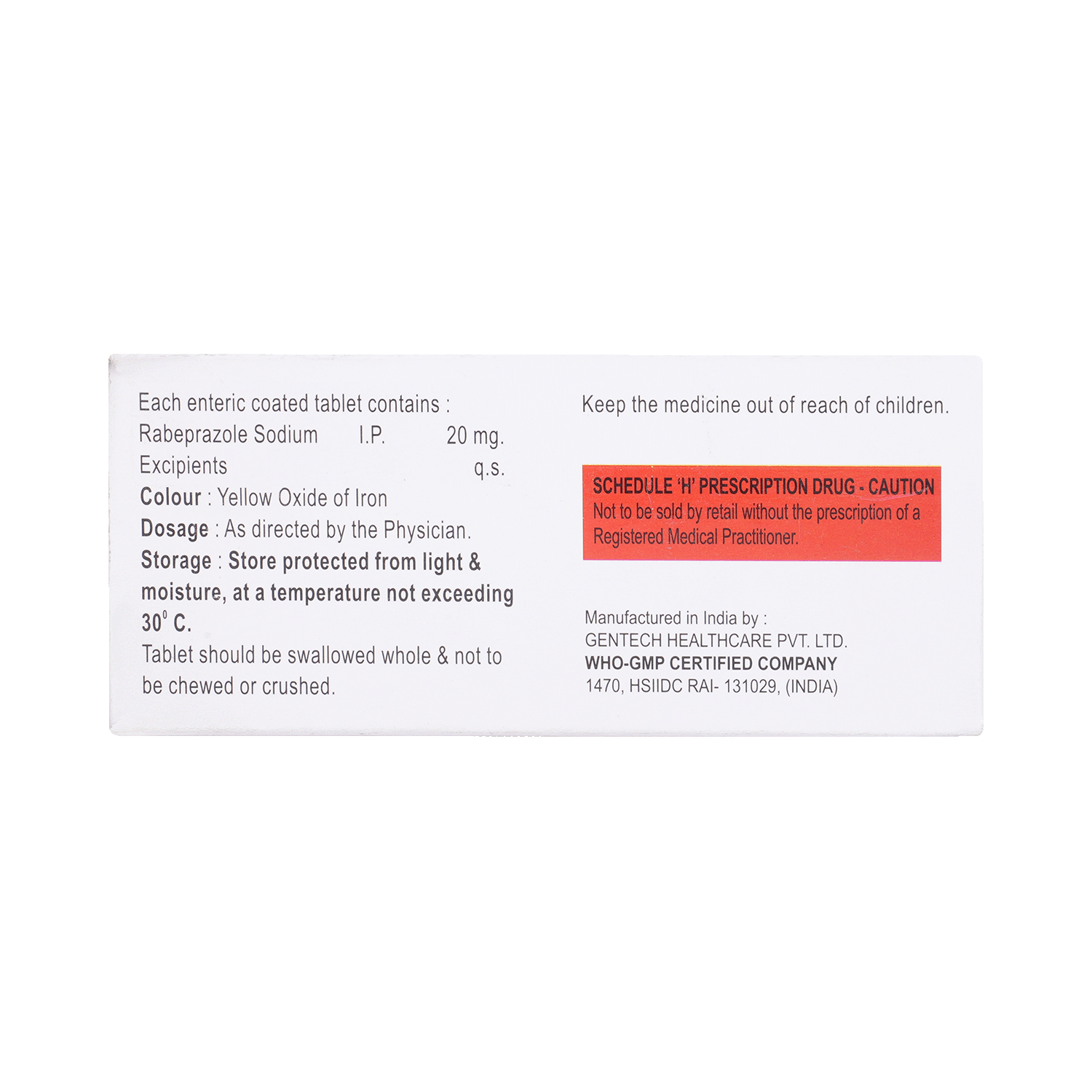 Penrab 20mg Tablet - Image 3