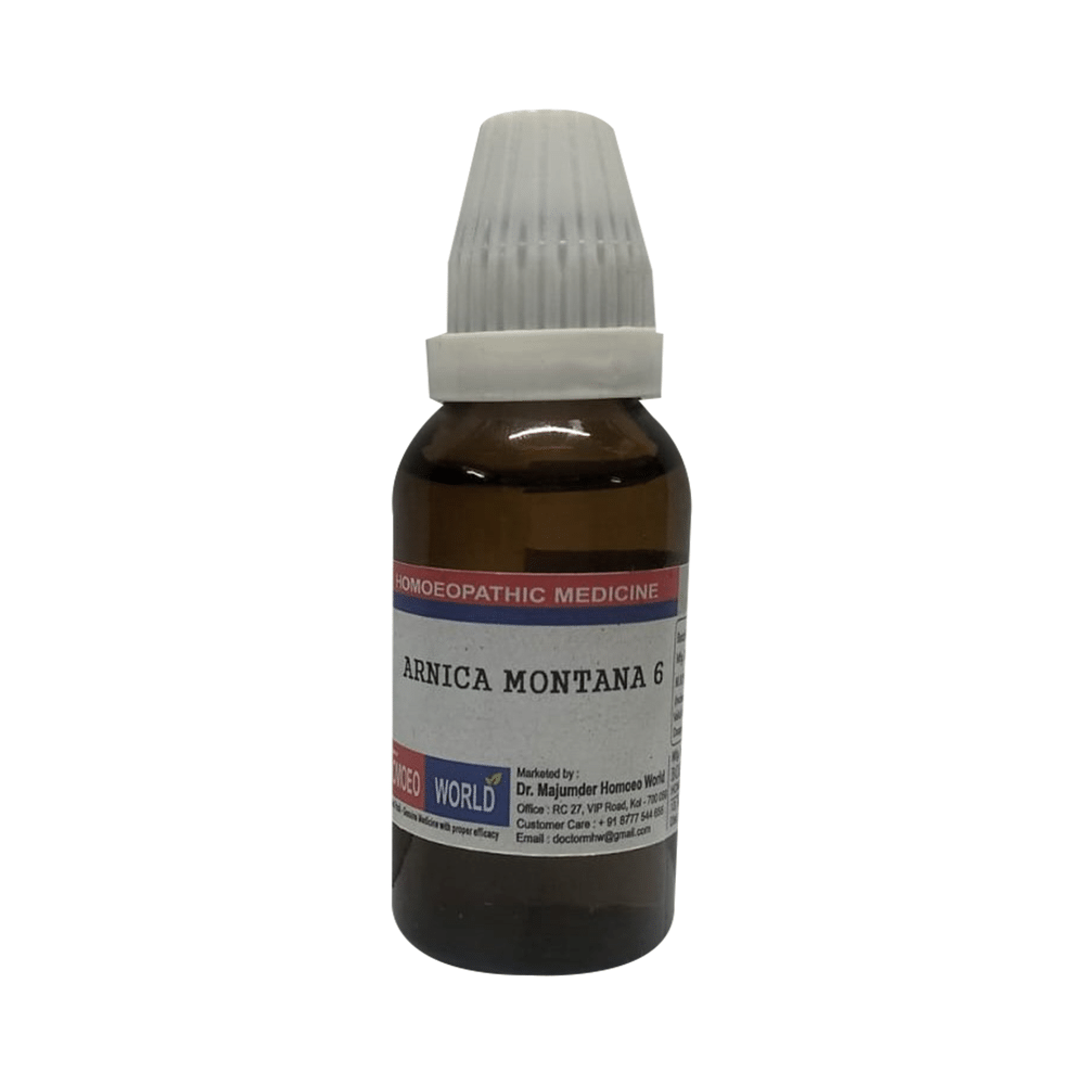 Dr. Majumder Homeo World Arnica Montana Dilution 6 (30ml Each)