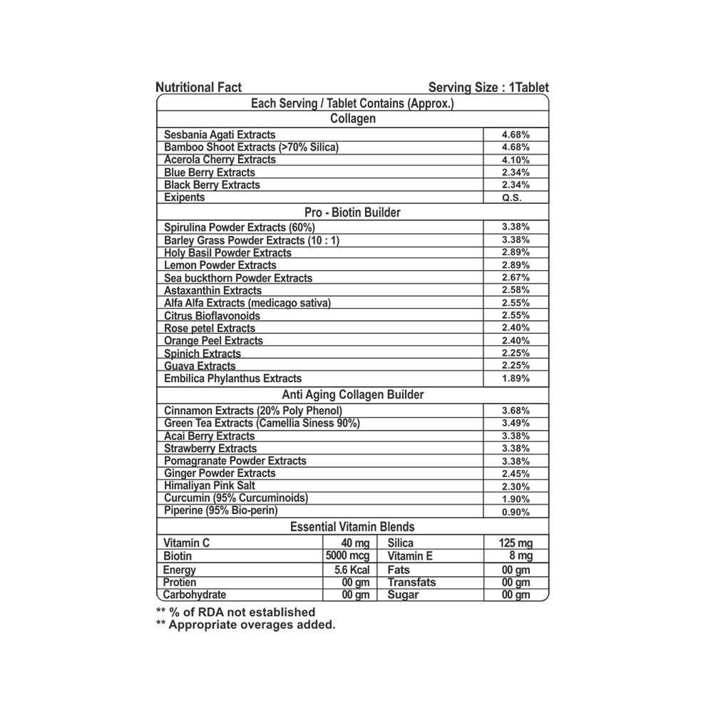 Mirayaahs Plant Based Collagen Tablet - Image 4