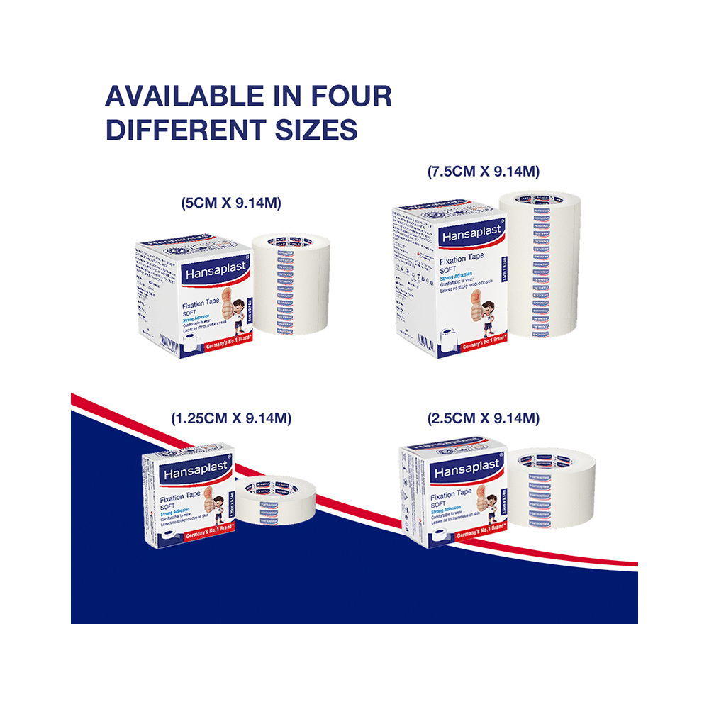 Hansaplast Soft Fixation Tape (1.25cm X 9.14m) - Image 12