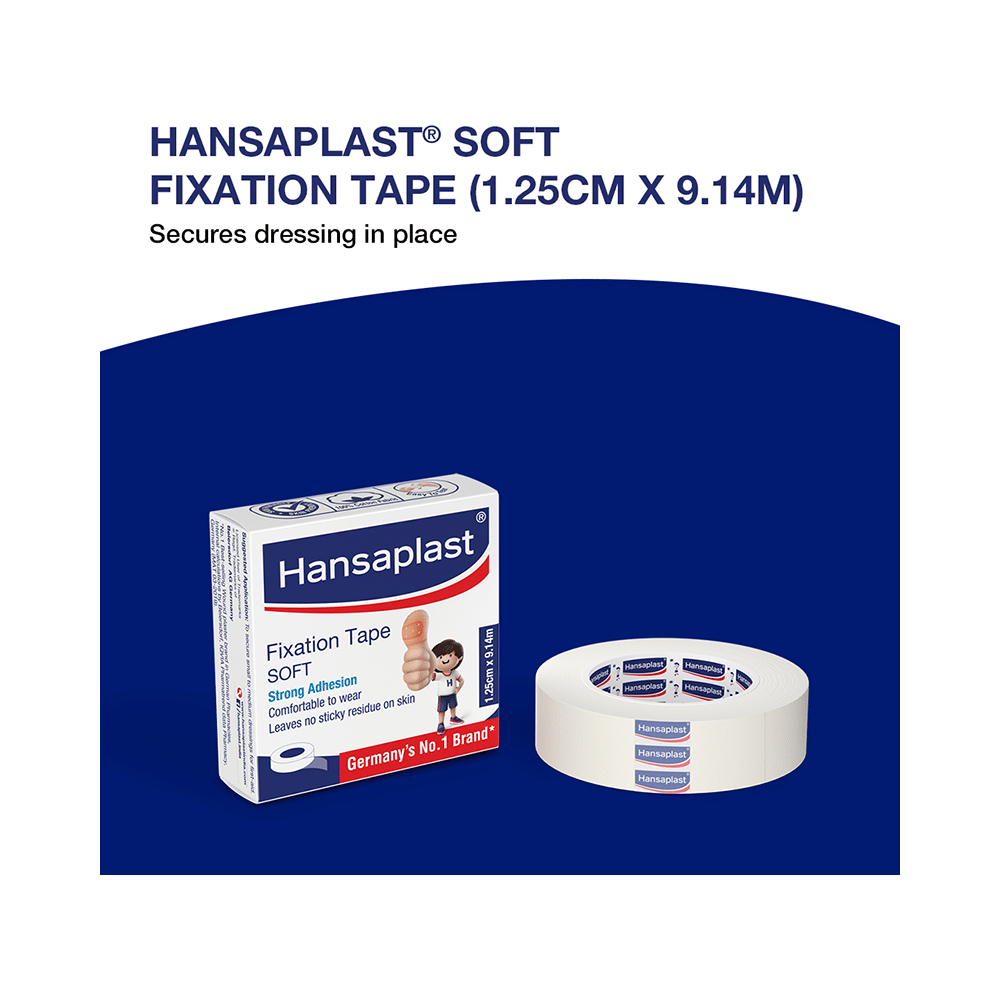 Hansaplast Soft Fixation Tape (1.25cm X 9.14m) - Image 5