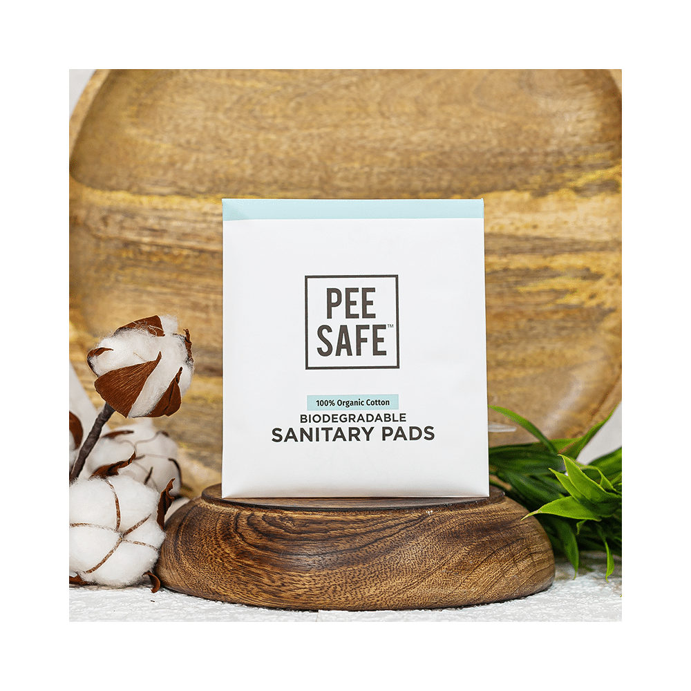 Pee Safe 100% Organic Cotton - Biodegradable Sanitary Pads | Overnight - Image 6