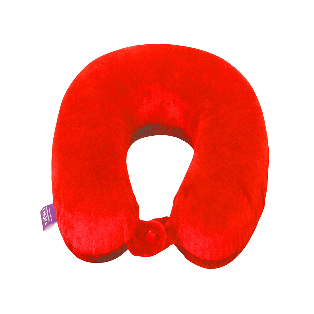 Viaggi U Shape Memory Foam Neck Pillow Red - Image 3