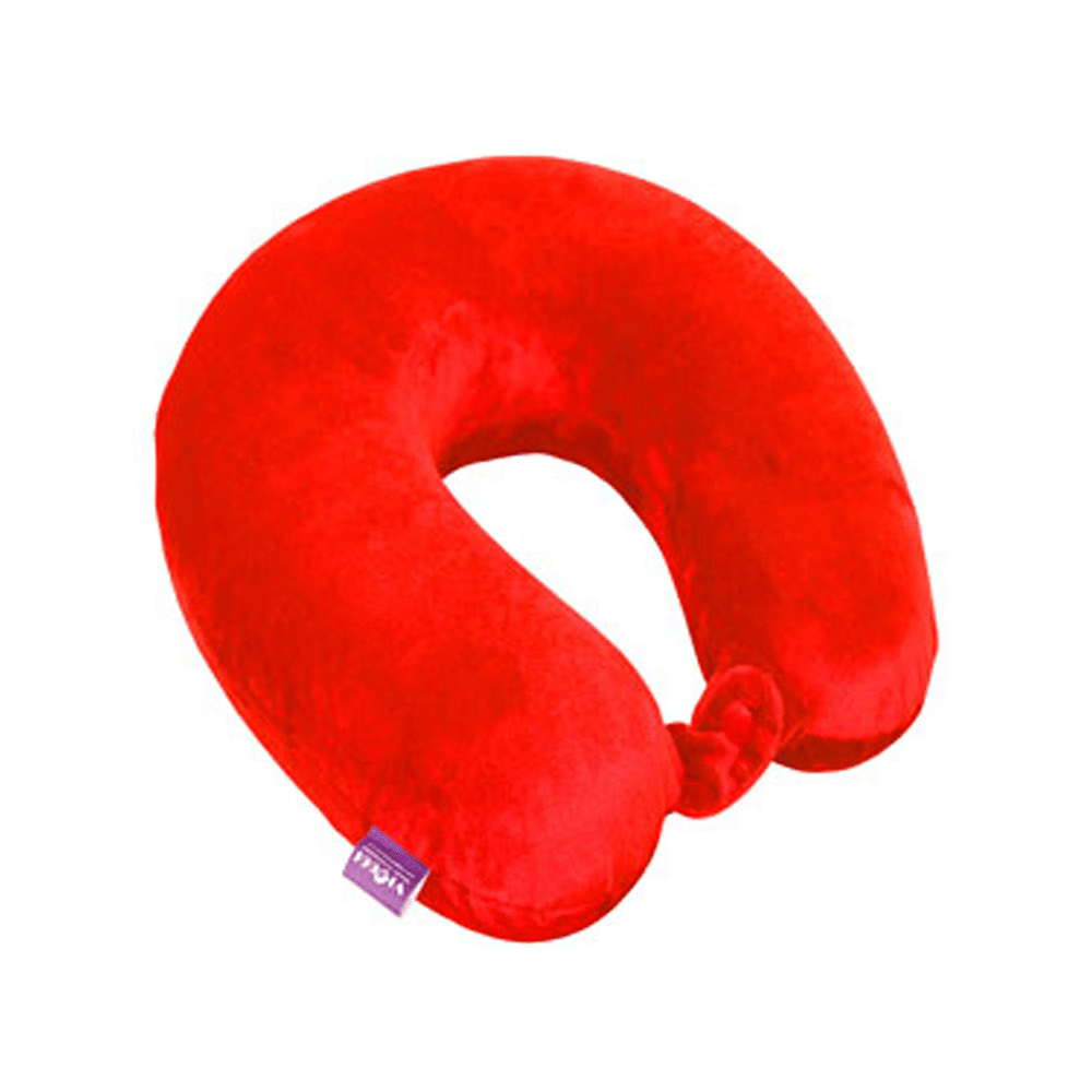 Viaggi U Shape Memory Foam Neck Pillow Red - Image 2