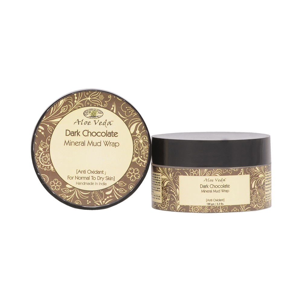 Aloe Veda Mineral Mud Wrap Dark Chocolate - Image 1