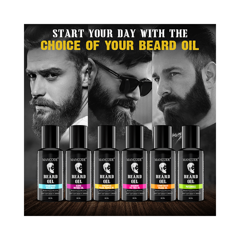 Mancode Euclyptus Black Pepper Oil Beard Oil - Image 8