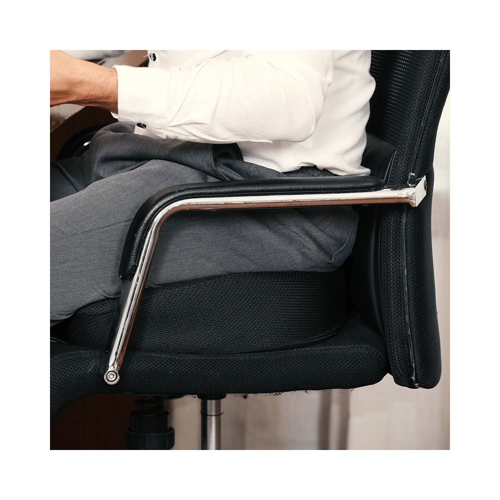 The White Willow Coccyx Orthopedic Seat Cushion Black Plain - Image 6