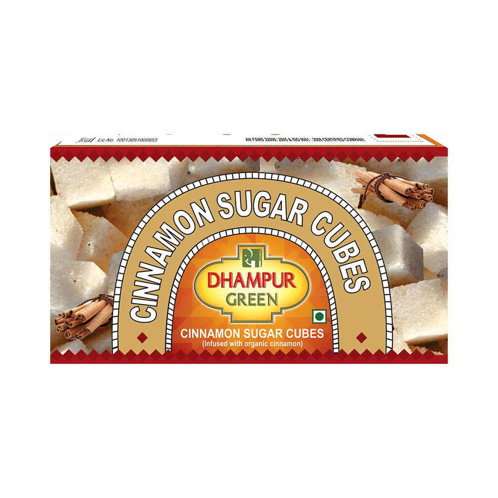 Dhampur Green Cinnamon Sugar Cubes - Image 1