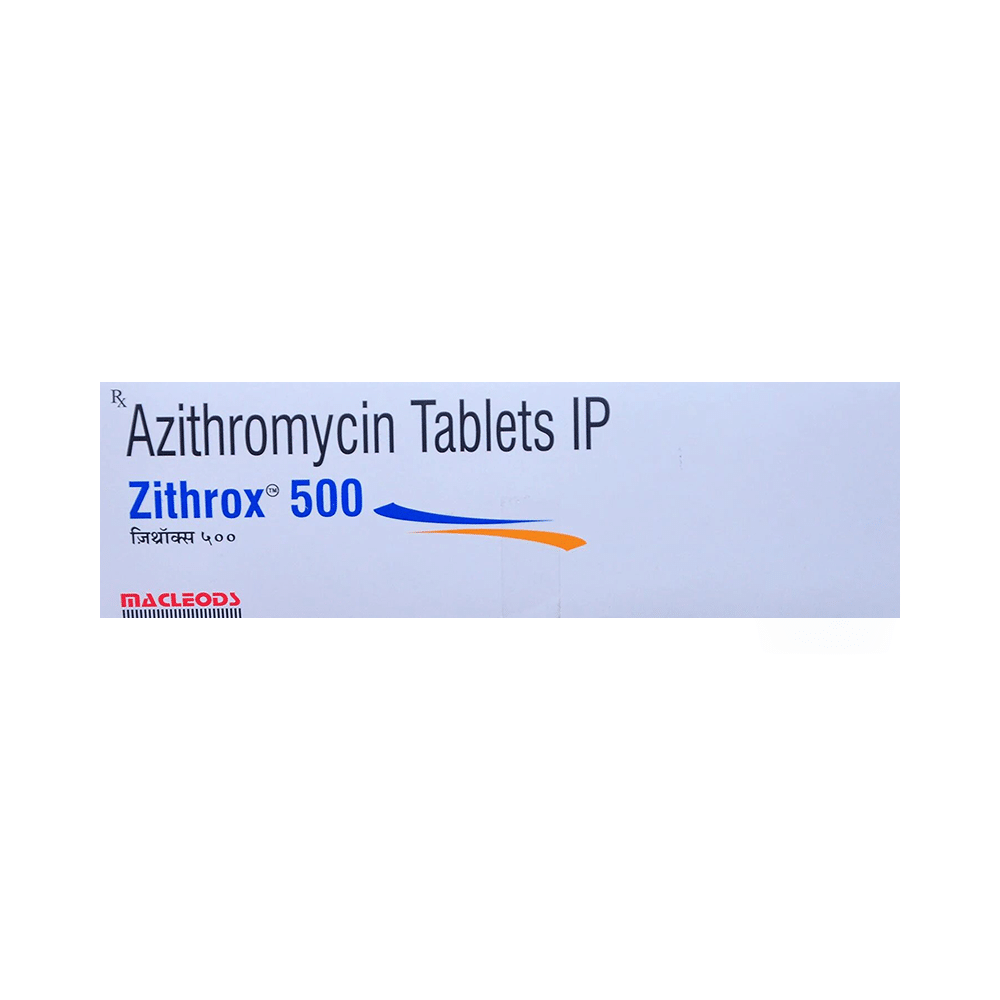 Zithrox 500 Tablet - Image 1