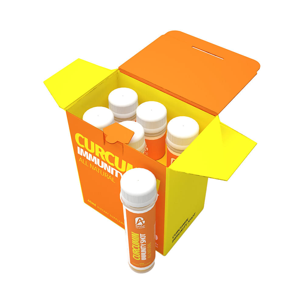 BonAyu Curcumin Immunity Shot (50ml Each) Sugar Free - Image 3