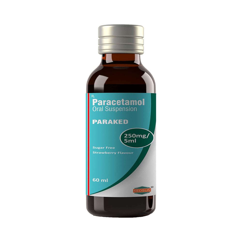 Paraked Oral Suspension Strawberry Sugar Free - Image 3
