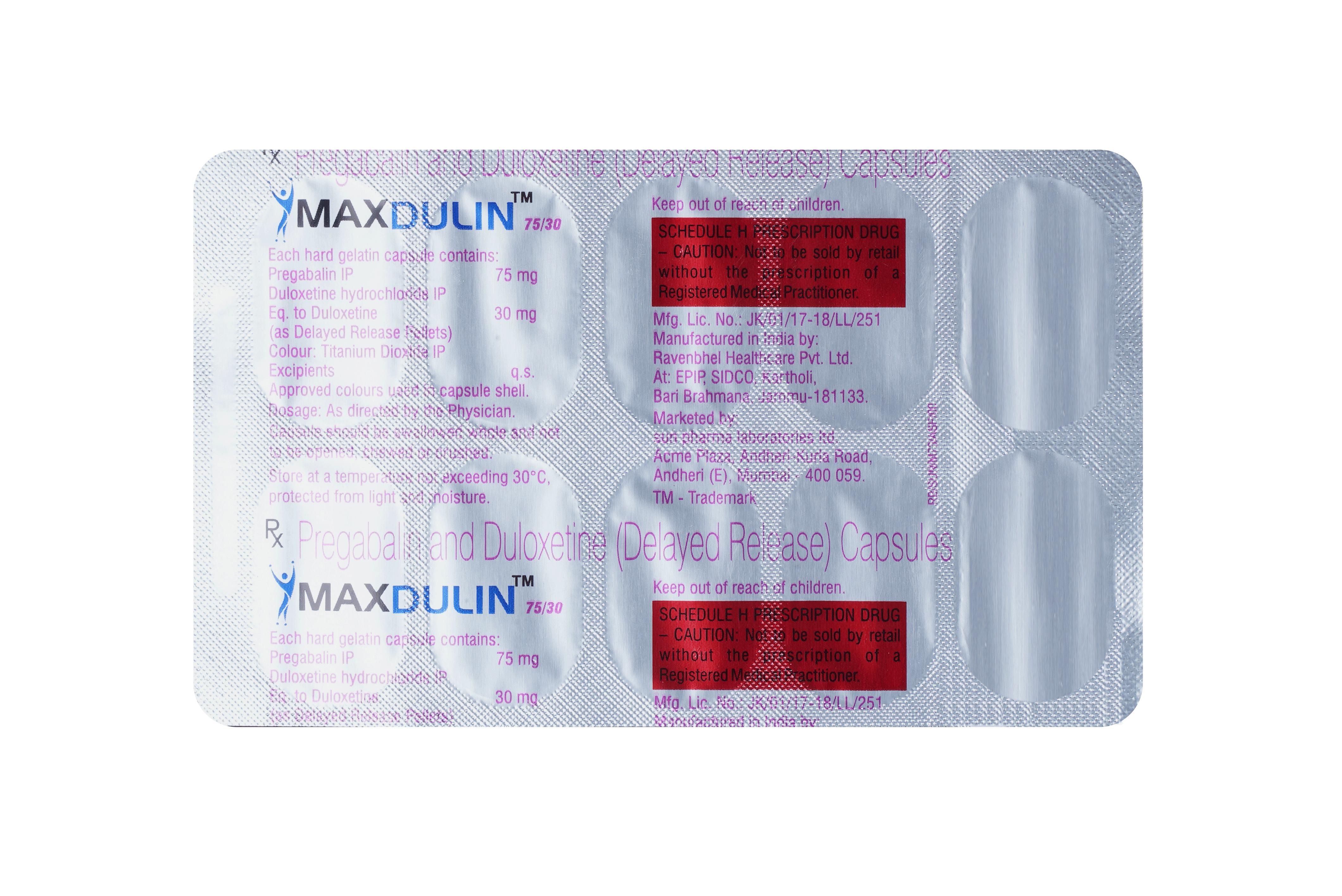 Maxdulin 75/30 Capsule DR - Image 5