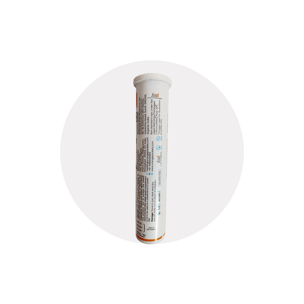 Orange Packets Apple Cider Vinegar with Mother Effervescent Tablet Apple Flavour - Image 3