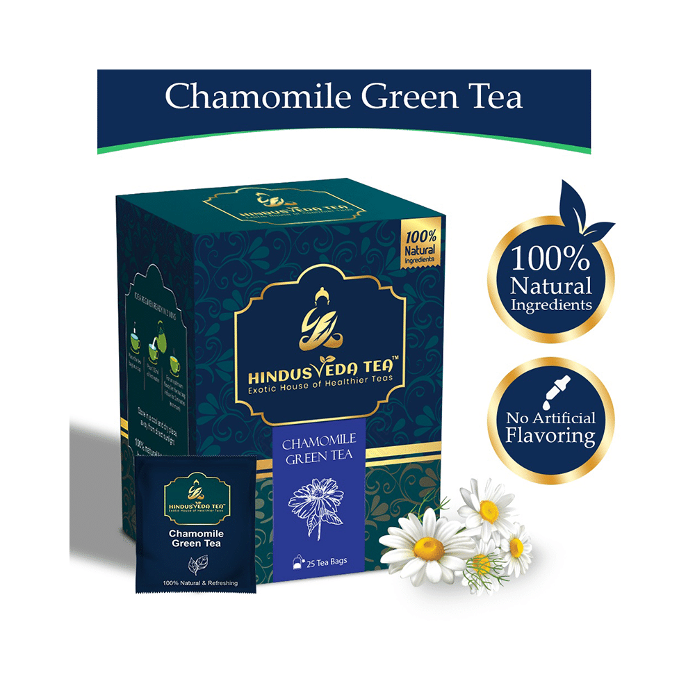Hindusveda Tea Chamomile Green Tea - Image 5
