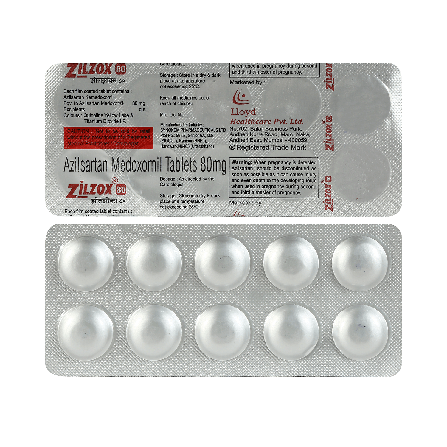Zilzox 80 Tablet