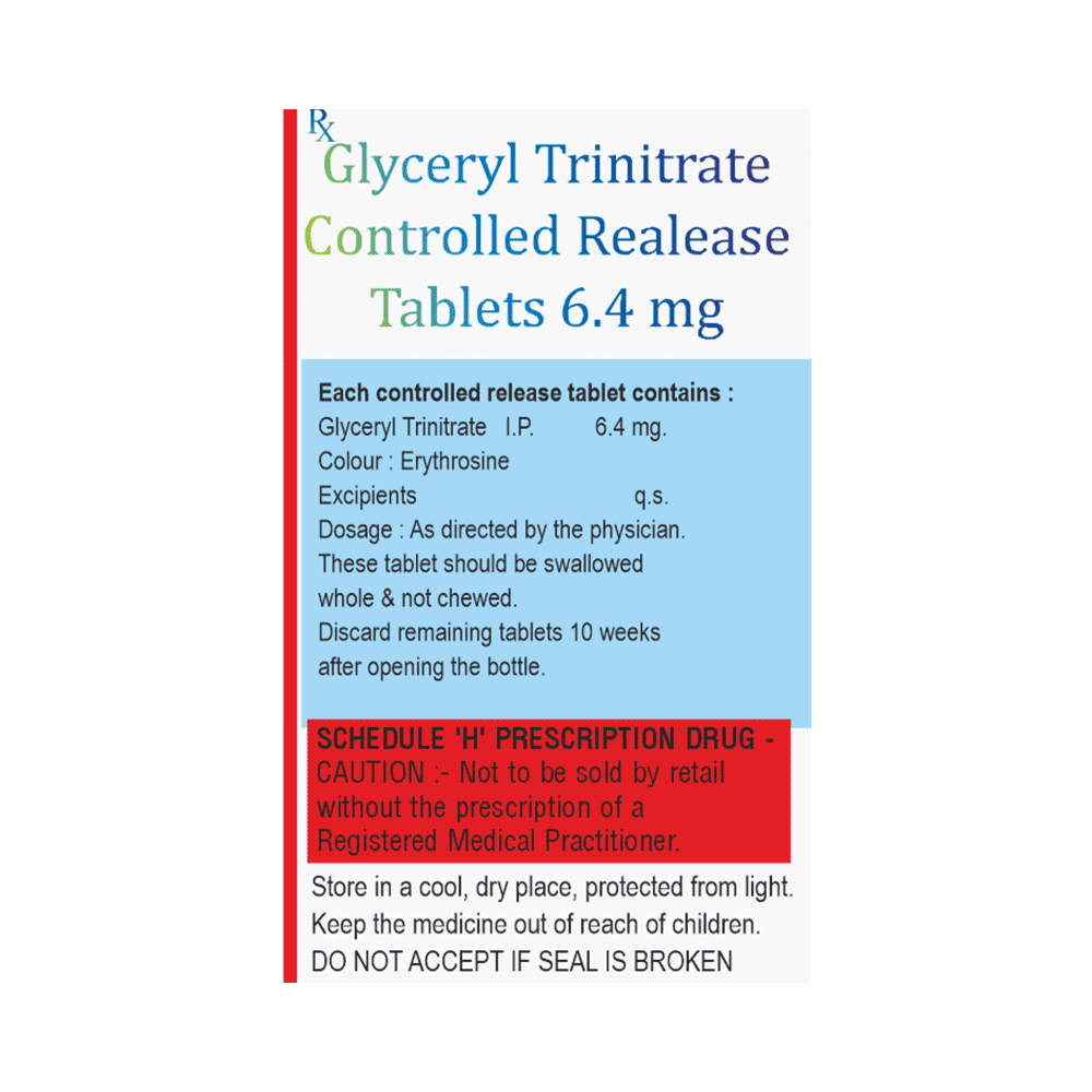 Glyrate 6.4 Tablet CR - Image 1