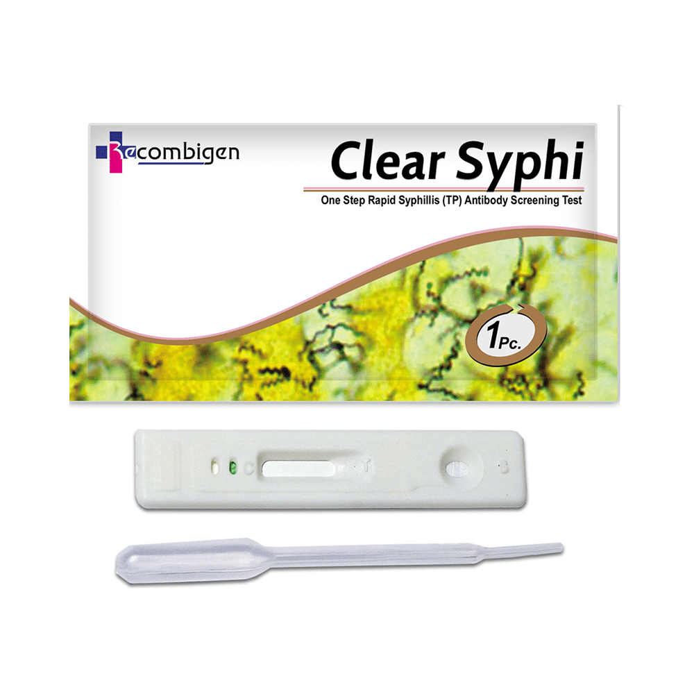 Recombigen Clear Syphi Rapid Test Card Kit - Image 1