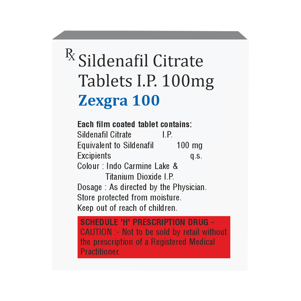 Zexgra 100mg Tablet - Image 2