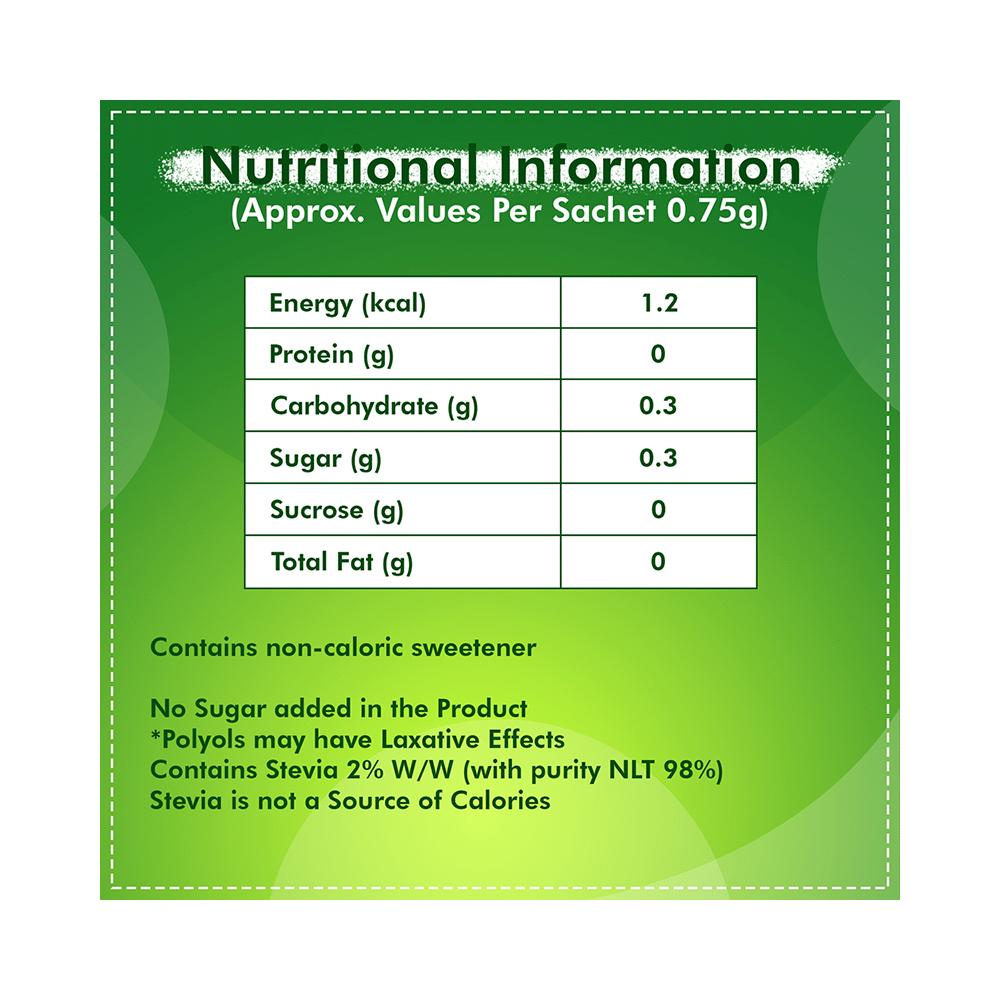 Equal Stevia Low Calorie Sweetner Sachet (100 Each) - Image 4