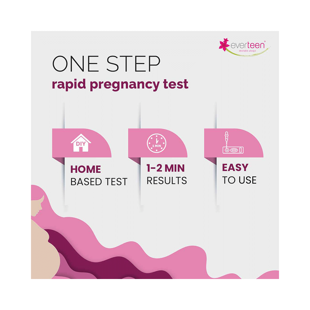 Everteen One Step Rapid Pregnancy Test Kit - Image 3