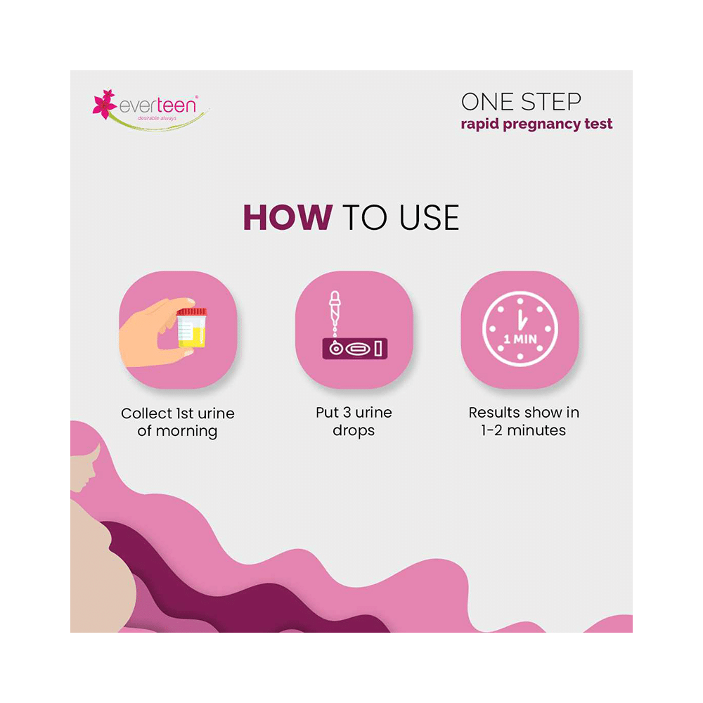 Everteen One Step Rapid Pregnancy Test Kit - Image 4