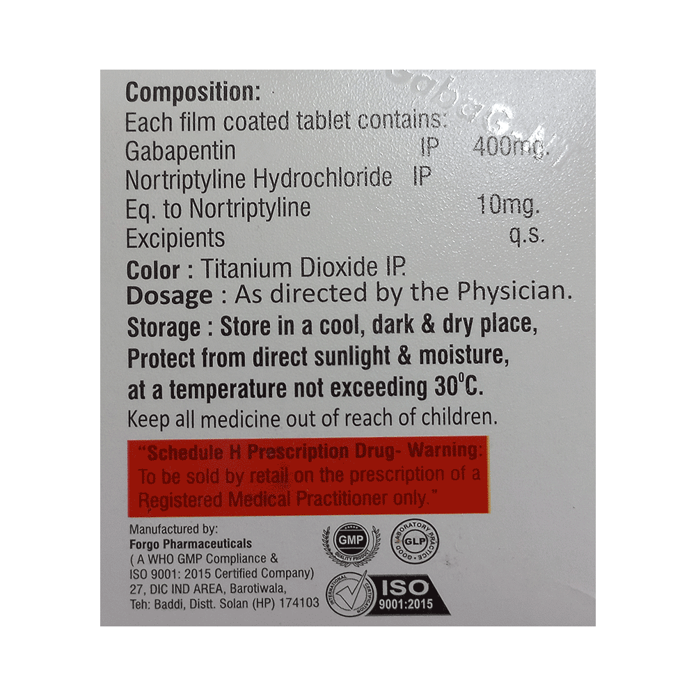 Gabag-NT Tablet - Image 2
