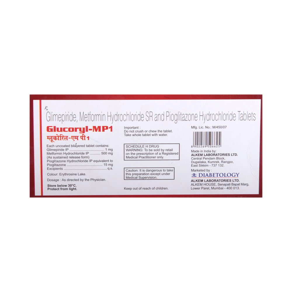 Glucoryl-MP1 Tablet SR - Image 3