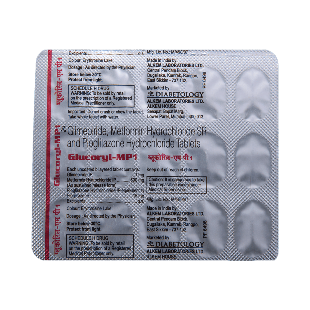 Glucoryl-MP1 Tablet SR - Image 5