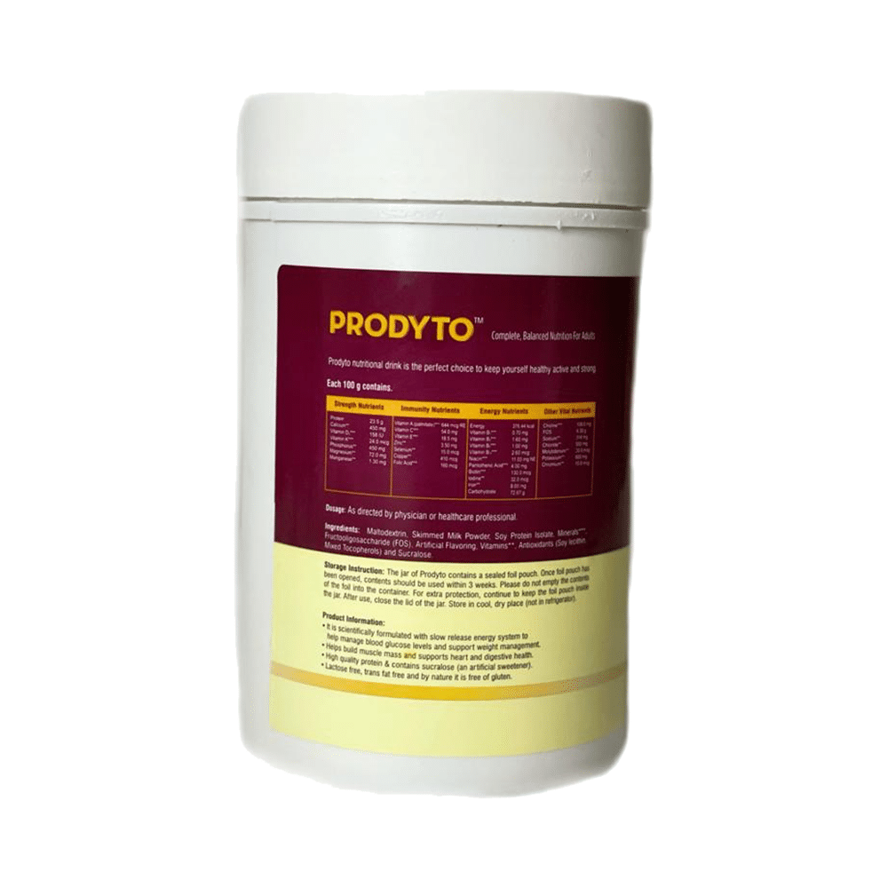 Prodyto Powder Vanilla Delight Lactose Free Gluten Free - Image 2