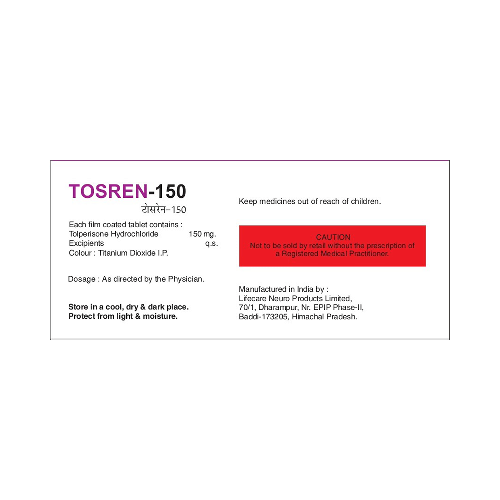 Tosren 150 Tablet - Image 2