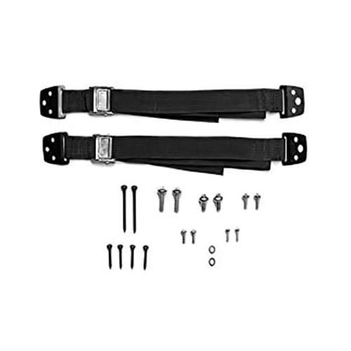 Safe-O-Kid TV Anti-Straps/Furniture Baby Proof Wall Anchor Kit Black - Image 1